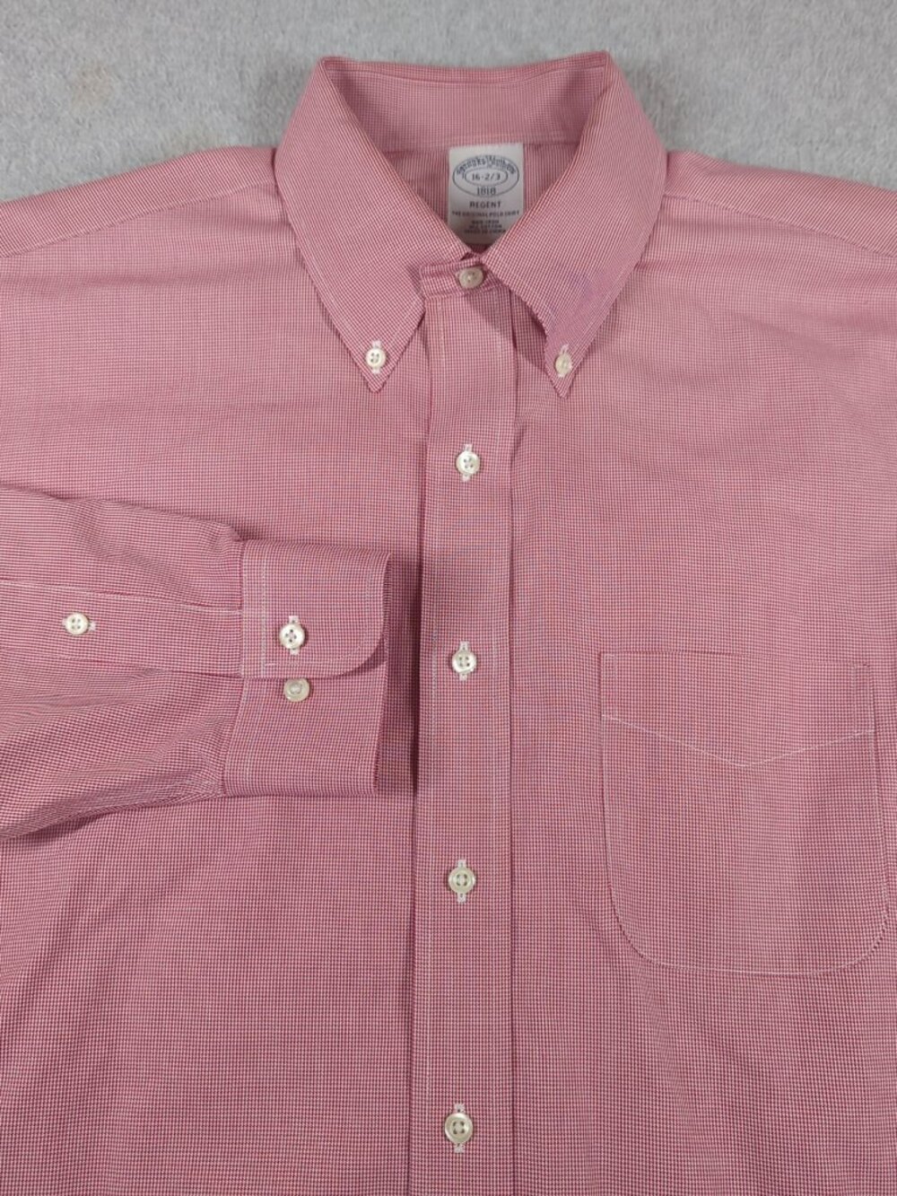 Brooks Brothers Regent Shirt Men's 16 Long Sleeve Dress Button Down